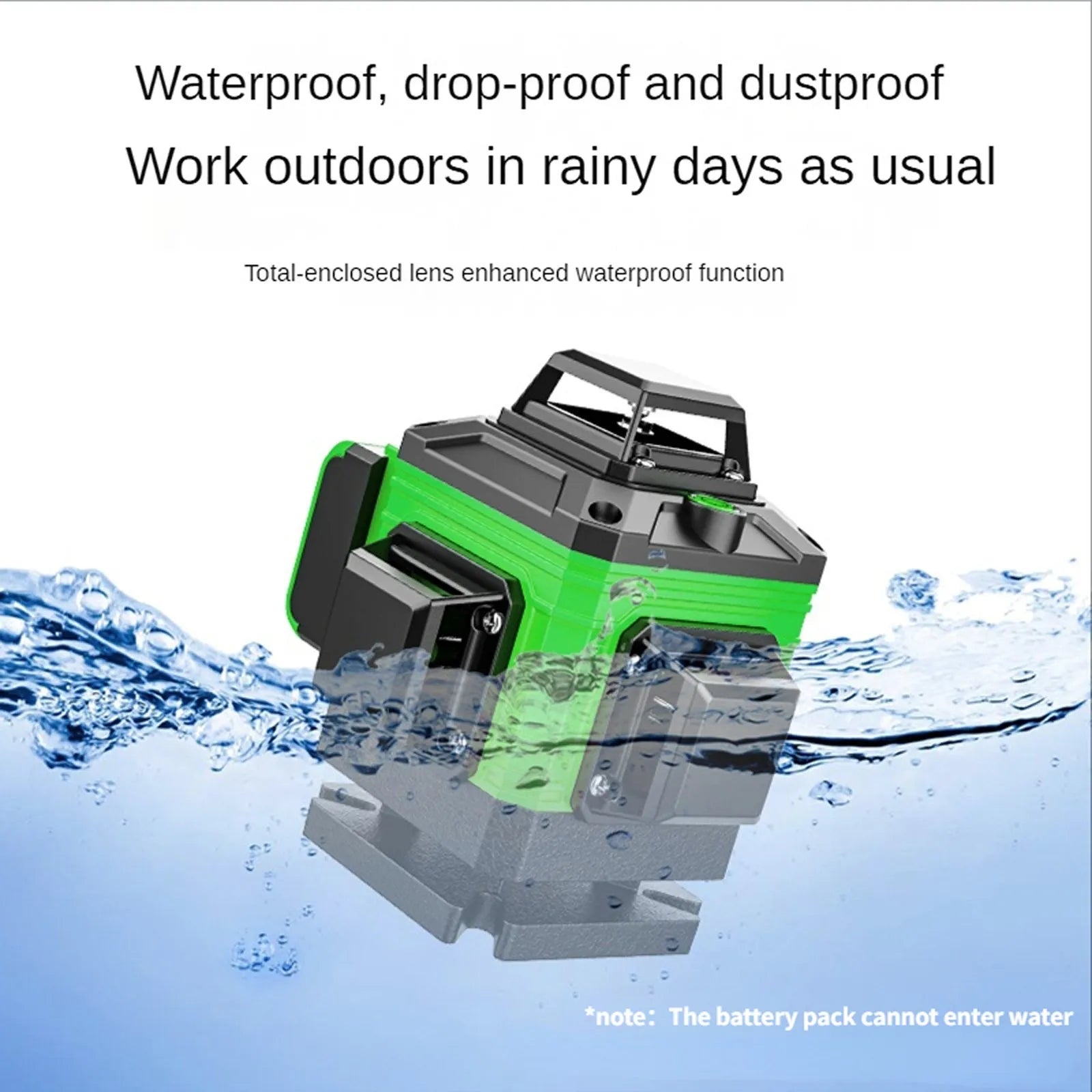 8/12/16 Lines Laser Level 3° Selfleveling Function Leveling Tool Omnidirectional Ground Wall Sticker Line with 1.2M Tripod Stand