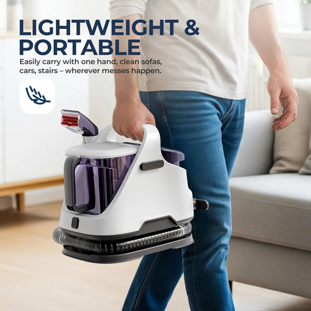 Multi-Purpose Portable Carpet Cleaner Upholstery Cleaner Machine Deep-Cleaning Shampooer for Home Use