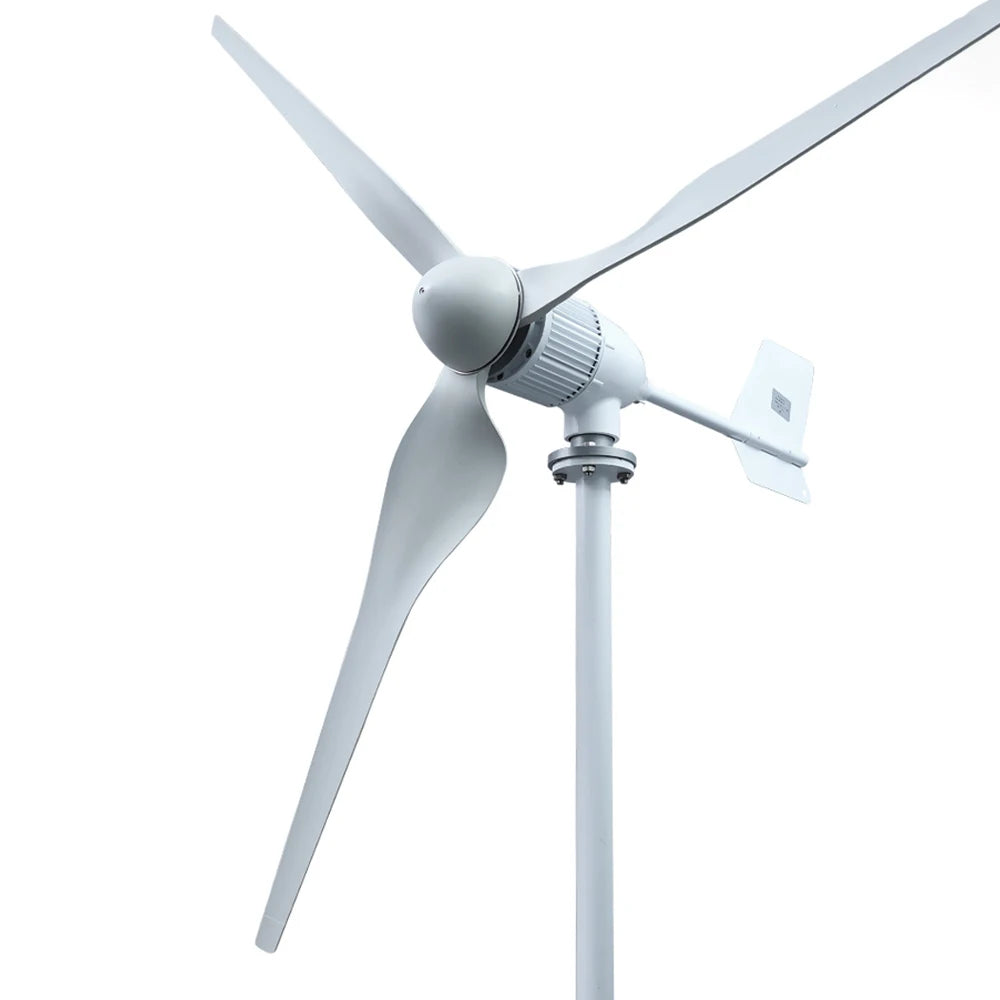 New Upgraded And More Powerful 5KW  Horizontal Wind Turbine Windmill Delivered From Polish Warehouse Low Speed Low Noise