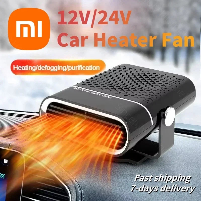 Xiaomi Portable Car Heater Car 12V Heater 24V Car Heater Windshield Automatic Defogging Defrost Heater Fast Heating 2025 New