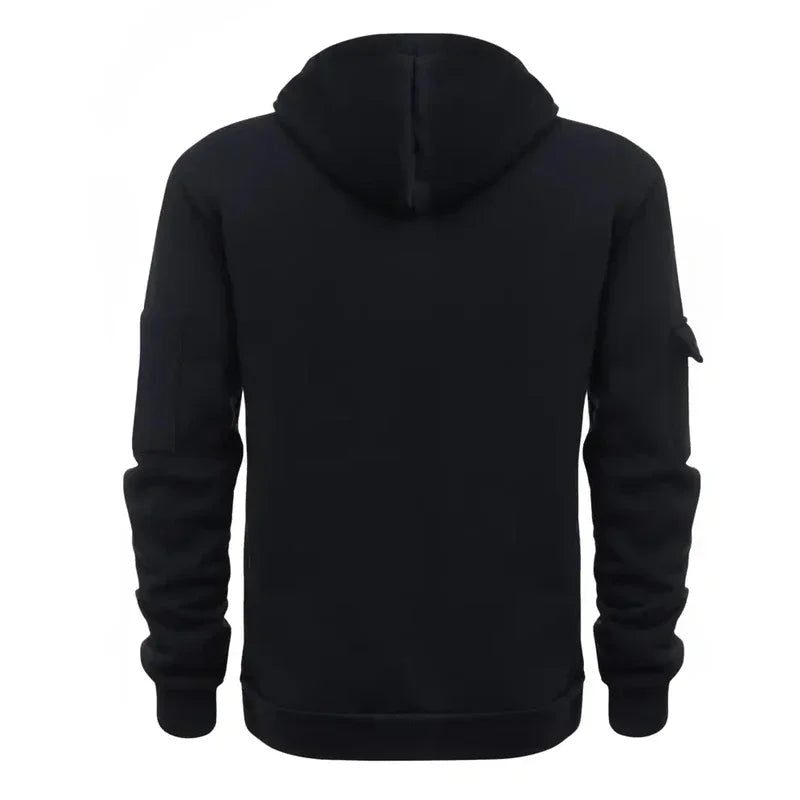 Men's casual sports long-sleeved hooded large-sized sweatshirt and fashionable fitness pullover for autumn and winter 2025