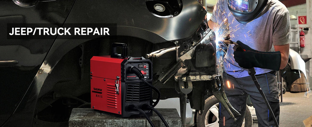 ARCCAPTAIN 4 in 1 220V 140Amp Semi-automatic MIG Welding Machine Lift Tig Argon ARC MMA Mig MAG Gas Welder IGBT Synergy Tools