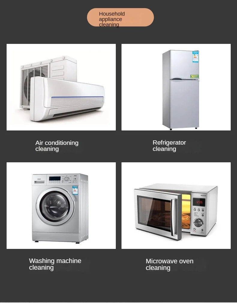 2500W Steam Cleaner High Pressure Temperature Steam Mop Sterilization Handhled Household Air Conditioner Kitchen Hood Car Washer