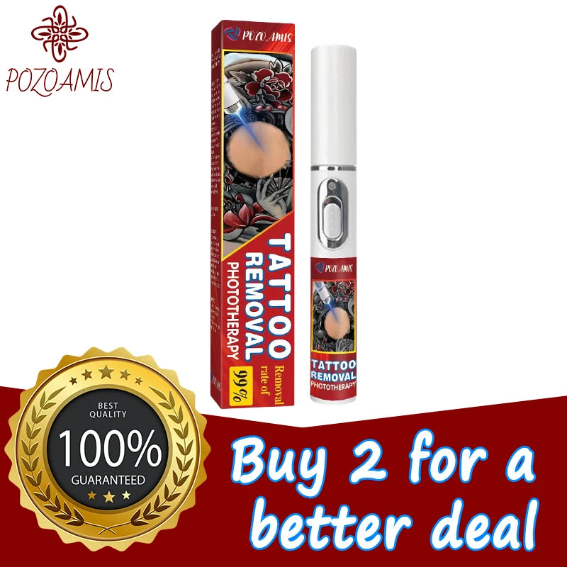 Nᴀɴᴏ ʟᴀsᴇʀ ᴘᴇɴ ʀᴇᴍᴏᴠᴇs ᴛᴀᴛᴛᴏᴏs ᴏғ ᴀʟʟ sɪᴢᴇs ᴘᴀɪɴʟᴇssʟʏ ᴀɴᴅ ᴡɪᴛʜᴏᴜᴛ sɪᴅᴇ ᴇғ