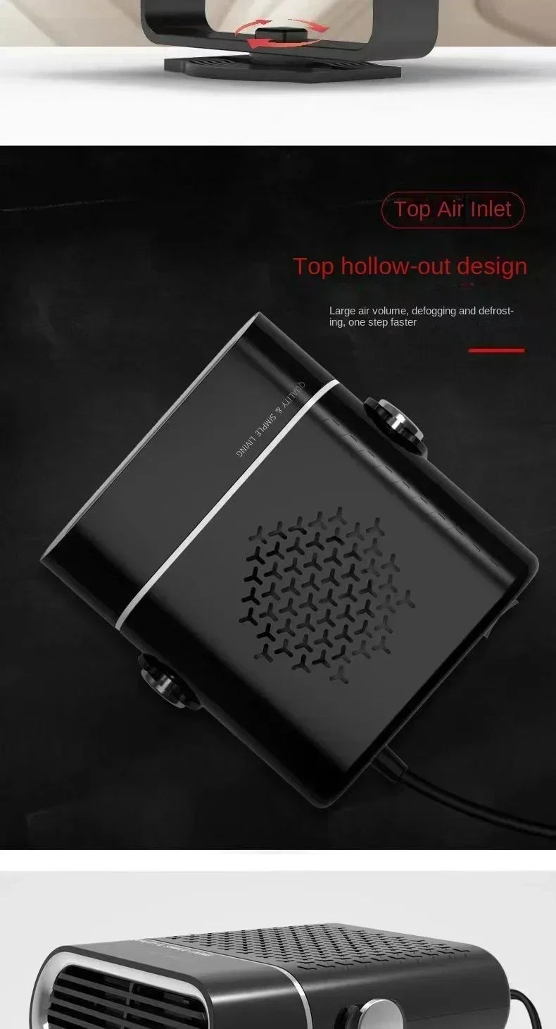 Xiaomi Portable Car Heater Car 12V Heater 24V Car Heater Windshield Automatic Defogging Defrost Heater Fast Heating 2025 New