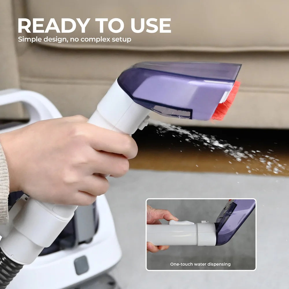 Multi-Purpose Portable Carpet Cleaner Upholstery Cleaner Machine Deep-Cleaning Shampooer for Home Use