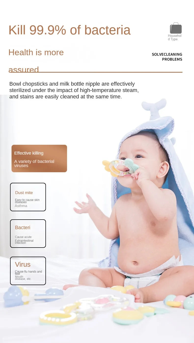 2500W Steam Cleaner High Pressure Temperature Steam Mop Sterilization Handhled Household Air Conditioner Kitchen Hood Car Washer