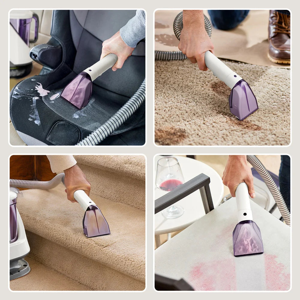 Multi-Purpose Portable Carpet Cleaner Upholstery Cleaner Machine Deep-Cleaning Shampooer for Home Use