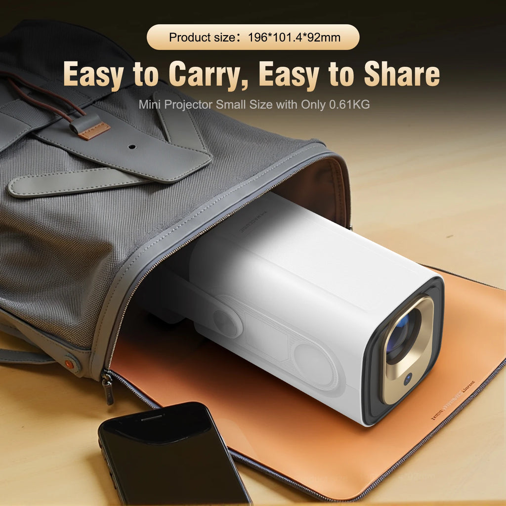 Magcubic HY310 Android 11 Projector 4K Native 1080P Auto Focus Native 330ANSI Dual Wifi BT5.4 Air Mouse Voice Home Outdoor Movie