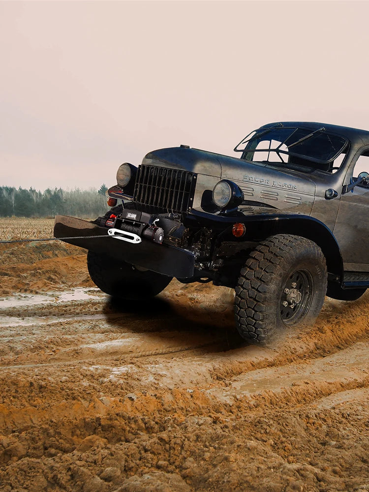 VEVOR Electric Winch 12v 13500lbs 24M Synthetic Rope with Remote Control for 4X4 Car Trailer ATV Truck Off Road Boat